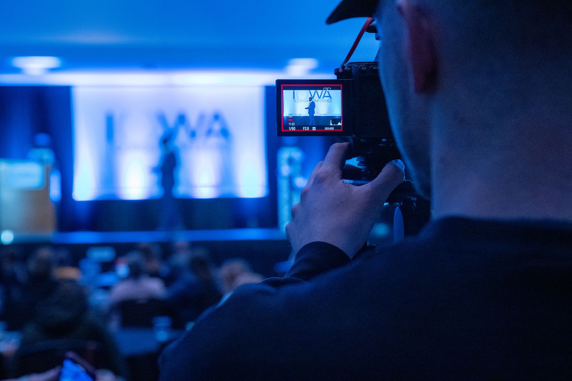 Corporate film setup