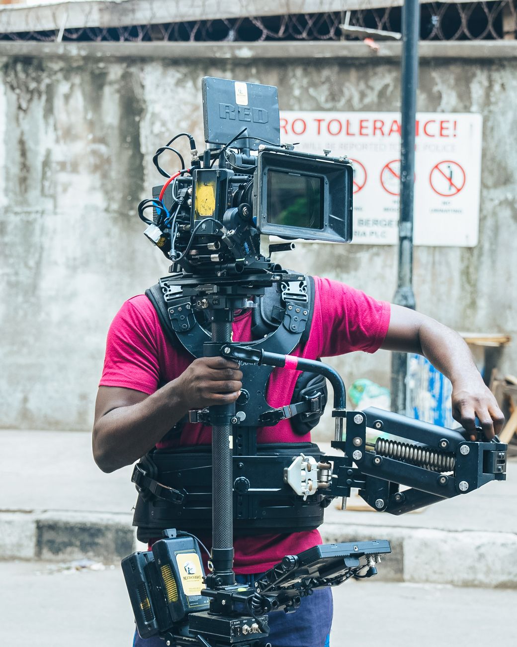 Commercial TV shoot